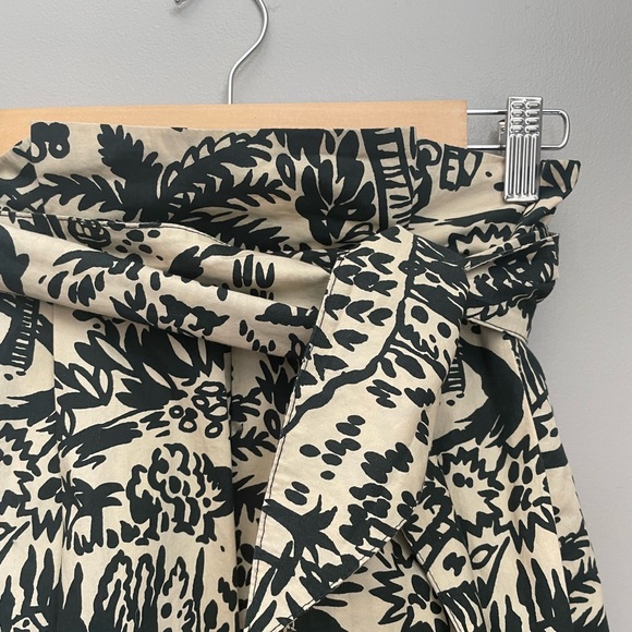 ❤️SOLD Corey Lynn Carter Anthropologie Tropical Vacation Painterly Cotton Skirt - Picture 8 of 15